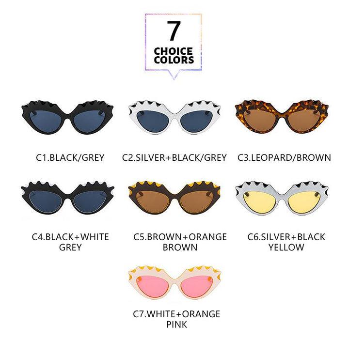 Retro new cat's eye candy colored Sunglasses