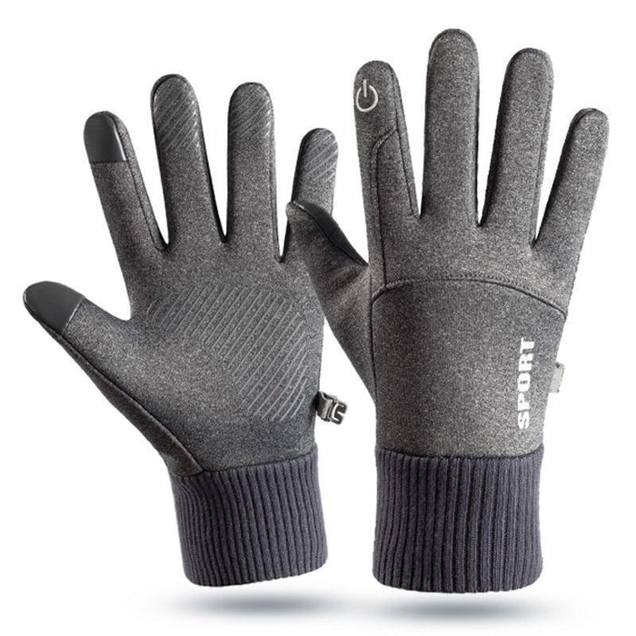 Men Winter Waterproof Cycling Gloves