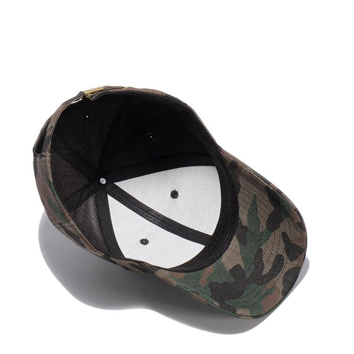 Men's and Women's Simple Curved Cap Camouflage Baseball Cap