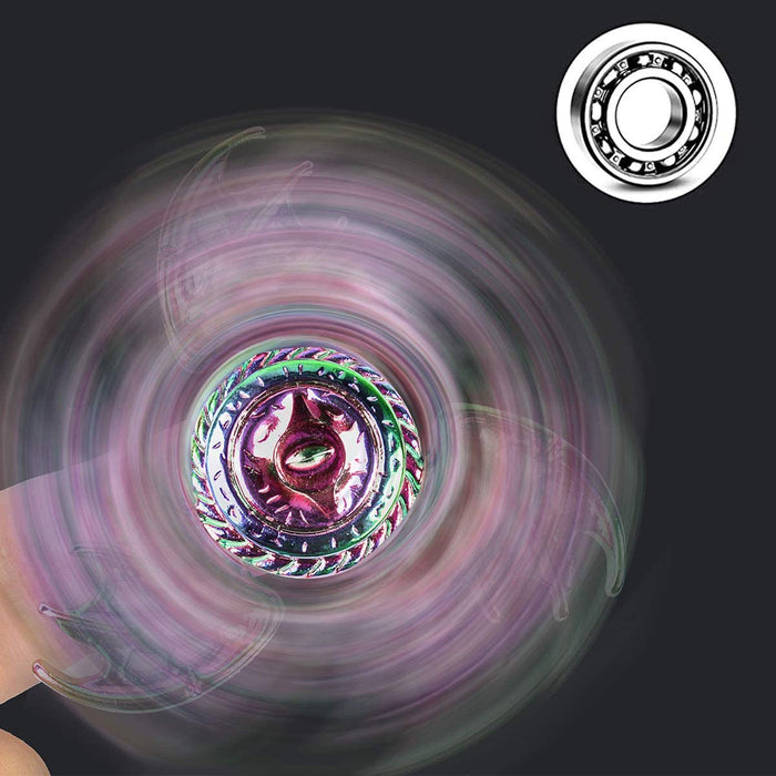 Simple dimming rainbow fidget spinner dragon wing spinning top