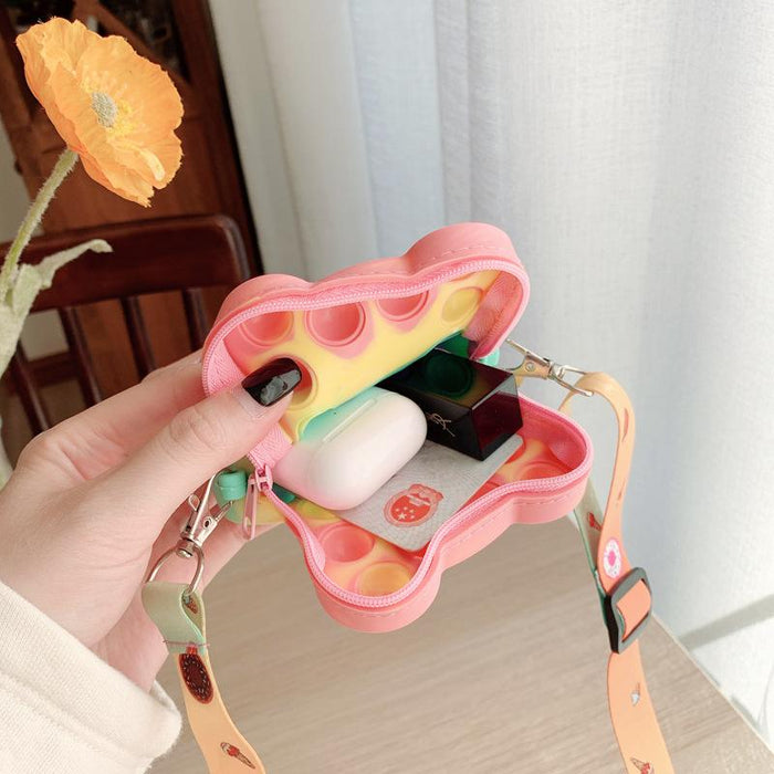 Children's bear soft silicone decompression toy