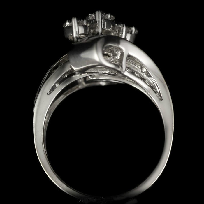 Luxury Women and Men White Zircon Rings