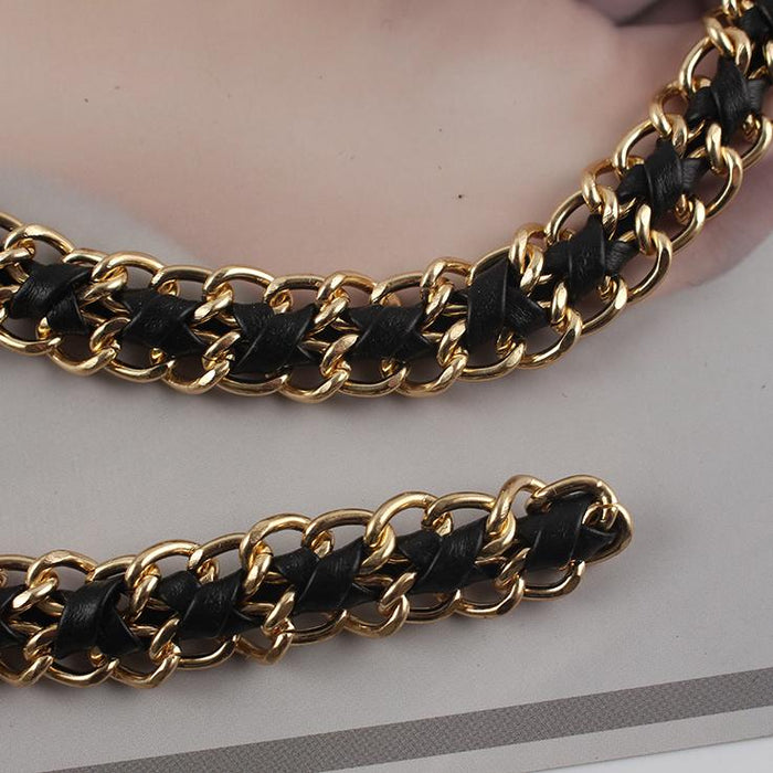 Women's Summer Decorative Fashion Metal Belt Chain