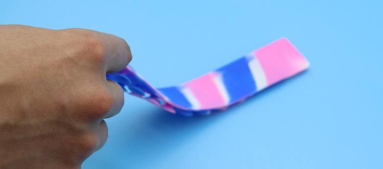 Silicone Decompression Suction Cup Toy with Ruler