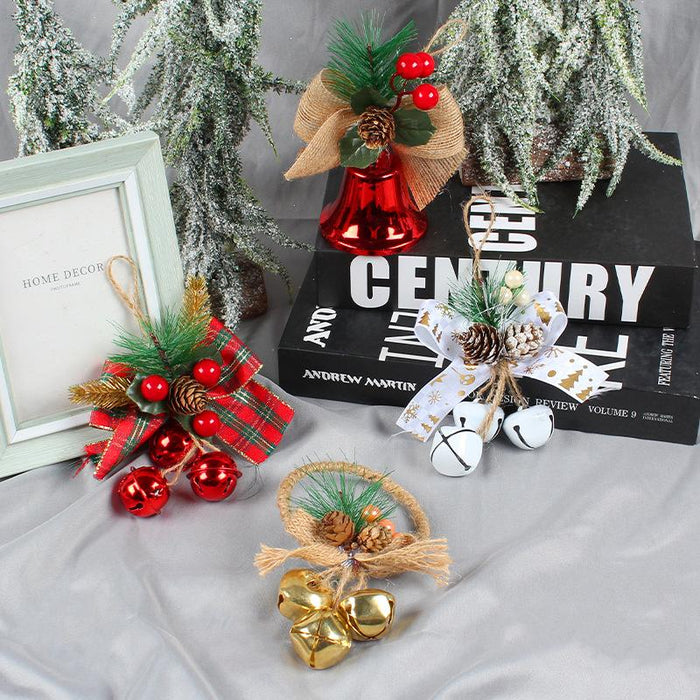 Christmas Bell Christmas Tree Bow Ornaments Decoration