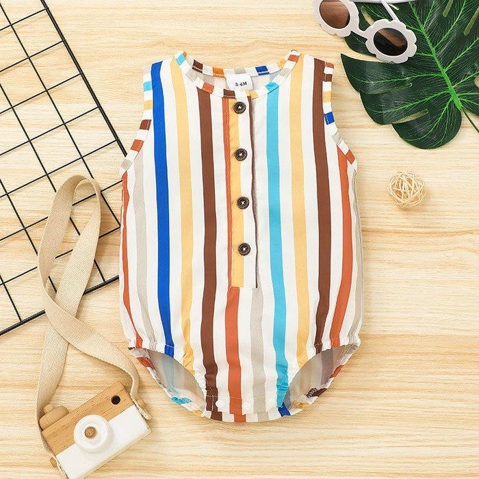 Baby Summer Sleeveless Jumpsuit