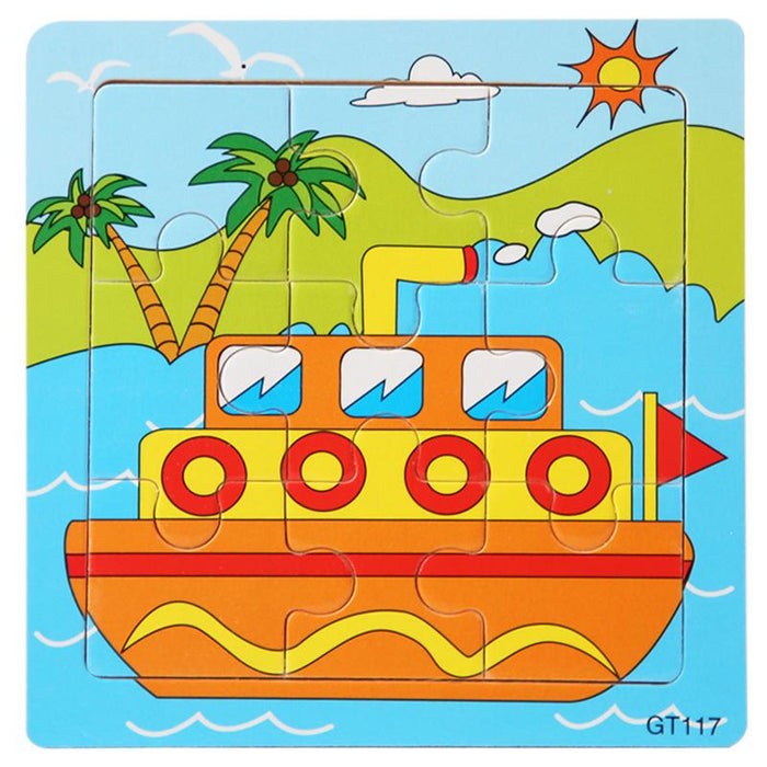 Small Wooden Jigsaw Puzzle for Children