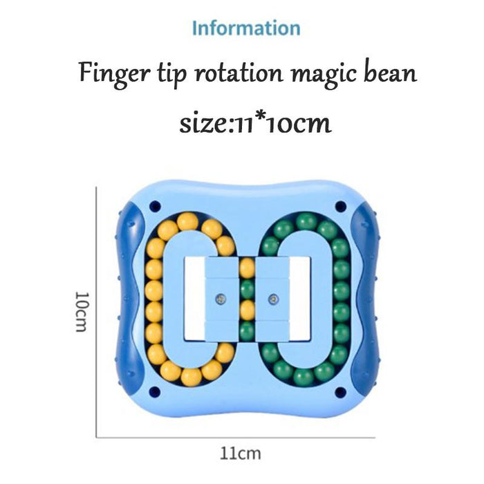 Rotating Magic Bean Intelligence Fingertip Rubik's Cube Children's Finger Spinner