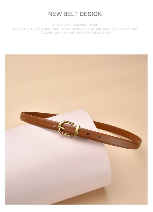 Simple Fashion Thin Belt Jeans Belt