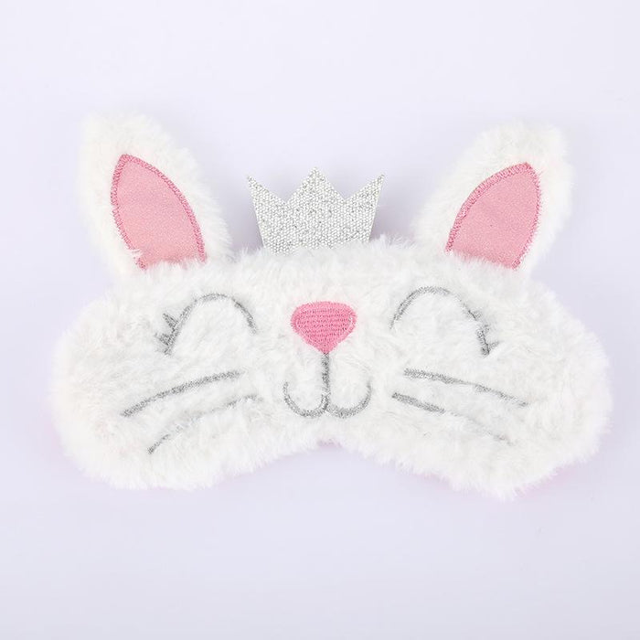 Cartoon Long Ears Plush Rabbit Sleeping Shade Eye Mask