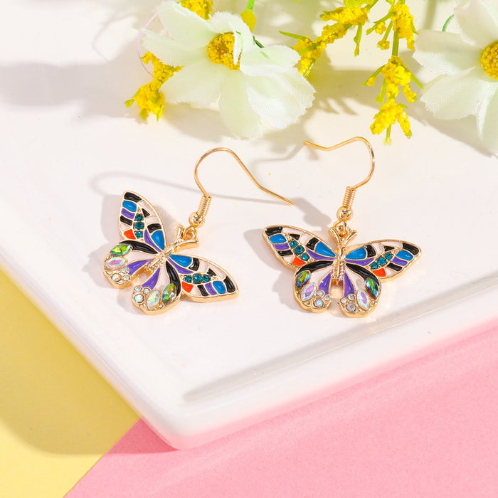 New Colorful Butterfly Women's Earrings