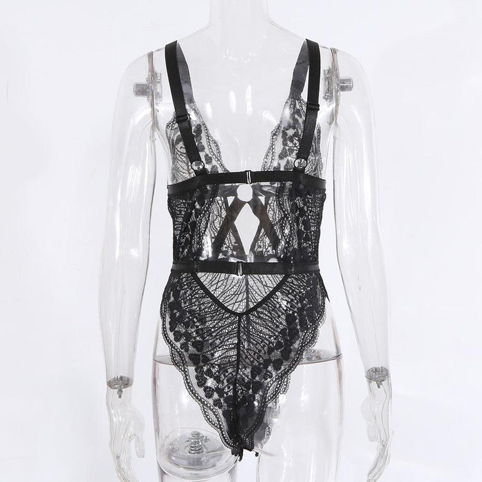 Women's Lace Lingerie Sexy Babydoll Underwear Bodysuit