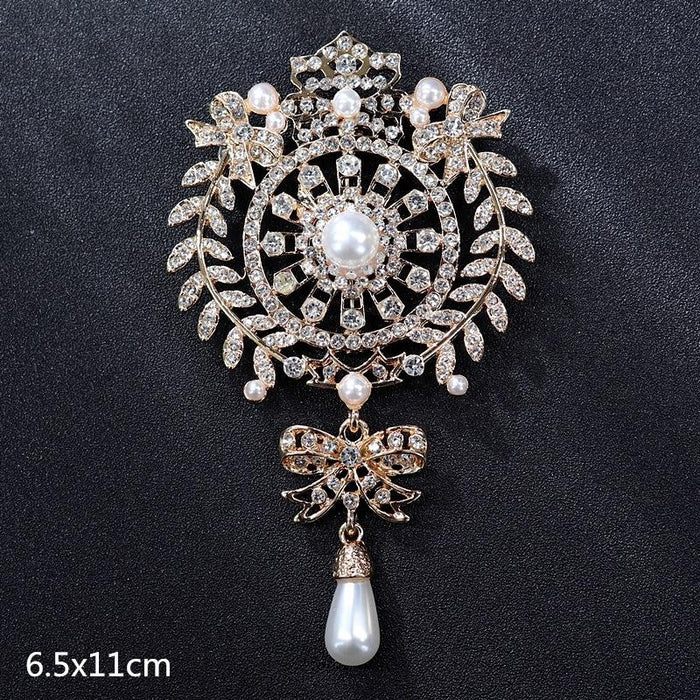 Multi Styles of Exquisite Brooch Vintage Women's Suit Accessories