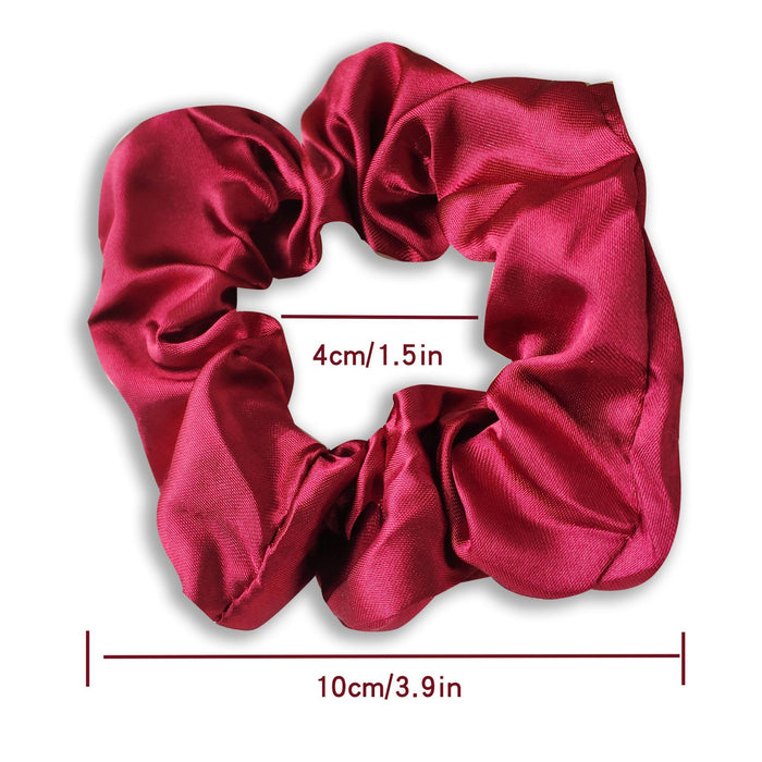 Multicolor Satin Cloth Loop Hair Tie Large Intestine Hair Loop