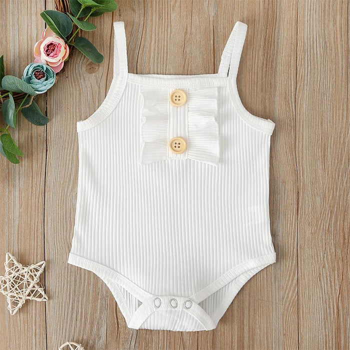 Summer Baby Girls Sling Jumpsuit