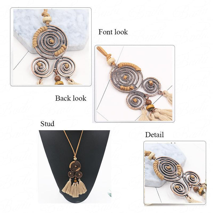 Women's Fashion Alloy Sweater Chain Necklace Jewelry