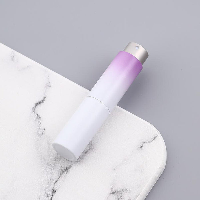 8ml Rotary Sub Bottles, Glass Jar, Gradual Change Color Bottle, Cosmetic Package, Oral Spray Sample, Empty Bottle