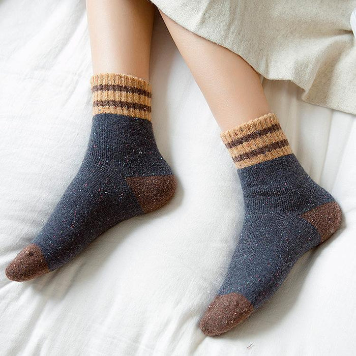 Thick Terry Wool Socks Women