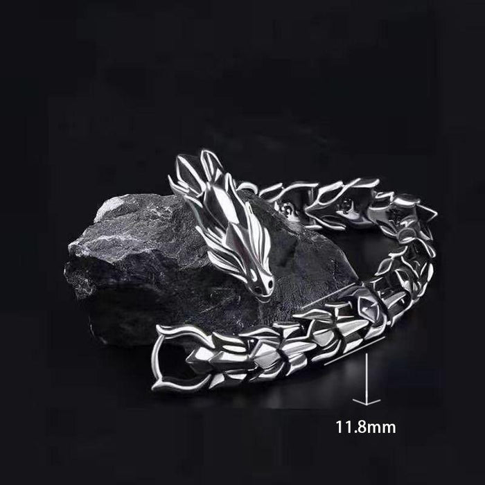 Hip Hop Dragon Head Bracelet