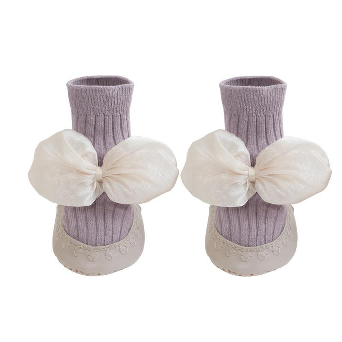 Baby Floor Anti-skidding Socks Bow Toddler Shoes Sock