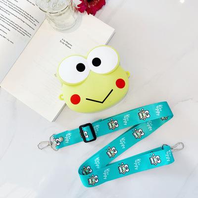 Cartoon messenger bag silicone coin purse toy