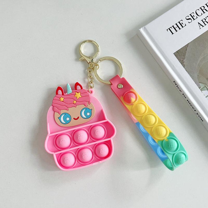 Silicone Waterproof Fruit Decompression Toy Pendant Ornament