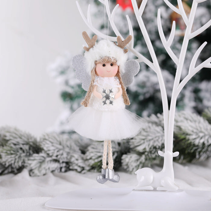 Christmas Decorations Angel Girl Ornaments Children Doll Gift
