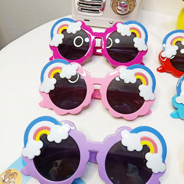 Rainbow Cloud UV Proof Children's Silicone Sunglasses