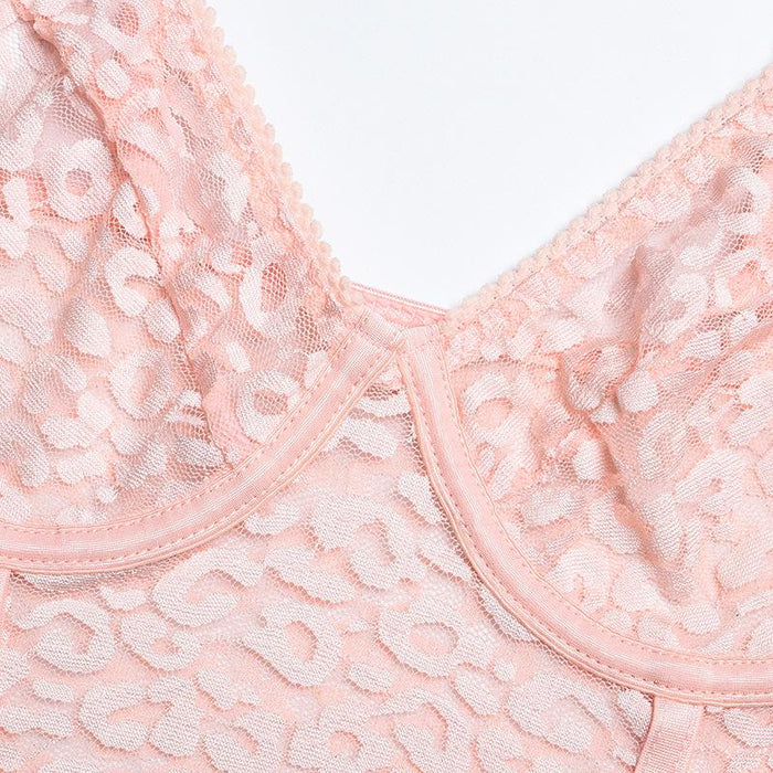 Women's Fashion Mesh Underwear Simple Hollow Sexy Bodysuit