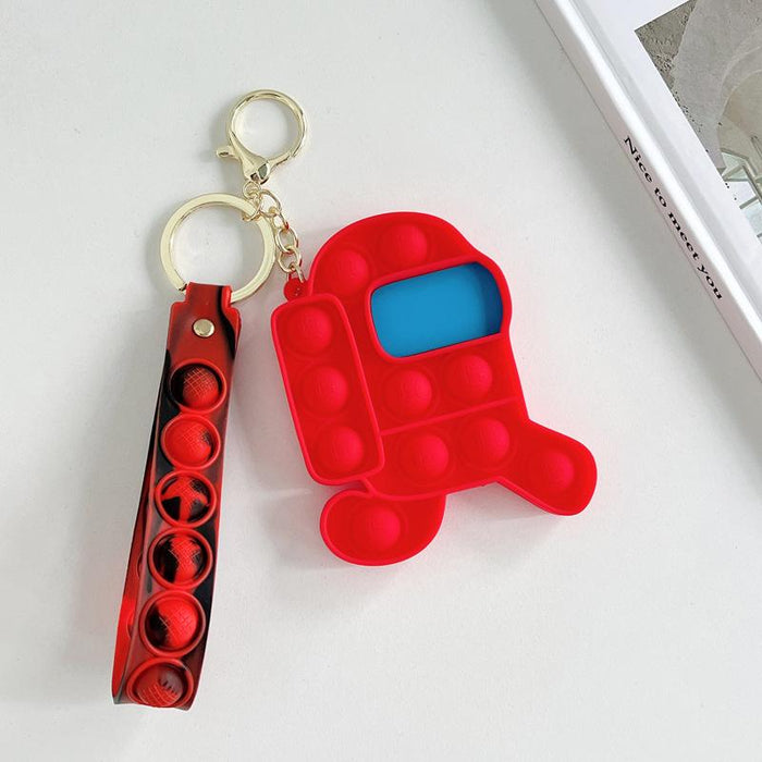 Silicone Waterproof Fruit Decompression Toy Pendant Ornament