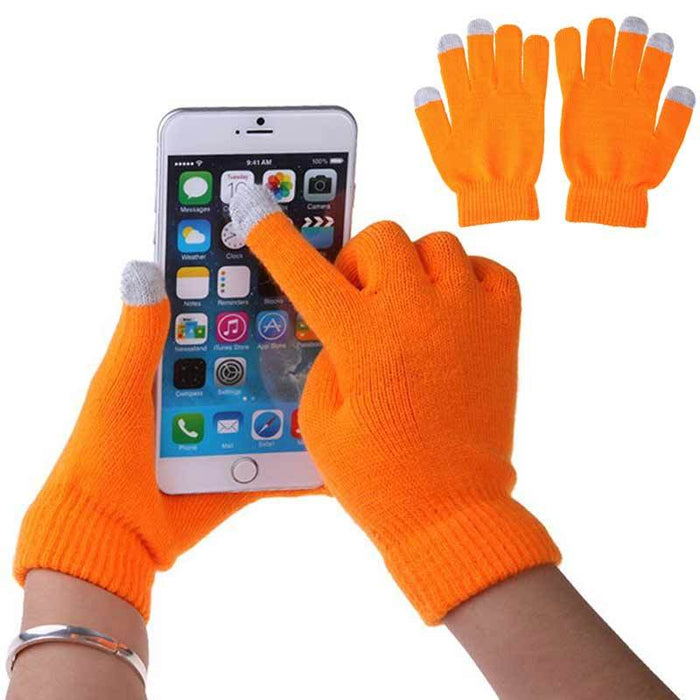 Unisex Winter Warm Capacitive Knit Gloves