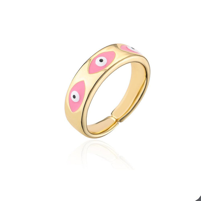 New Fashion Personality Devil's Eye Opening Ring