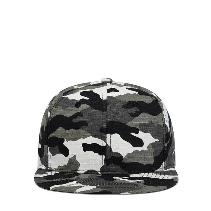 New Check Cotton Camo Baseball Cap