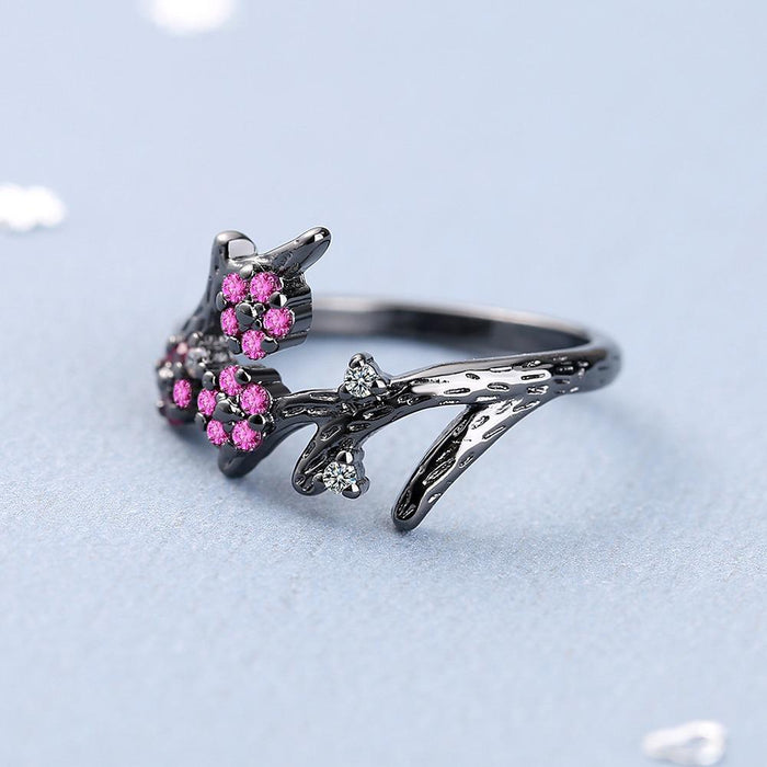 New Fashion Simple Branch Shape Open Ring