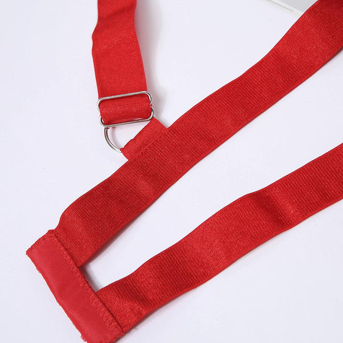 Sexy Red Hollow Lingerie Women Intimates Underwear