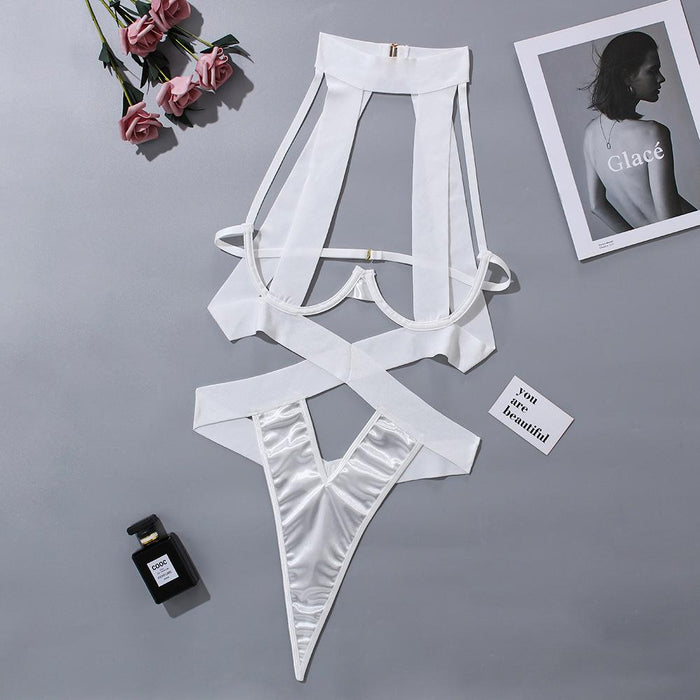 Women Sexy Lingerie Fashion Halter Bodysuit