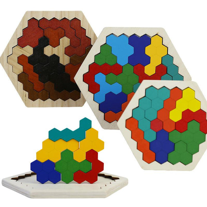 Hexagonal Intelligence Geometry Changeable Toy