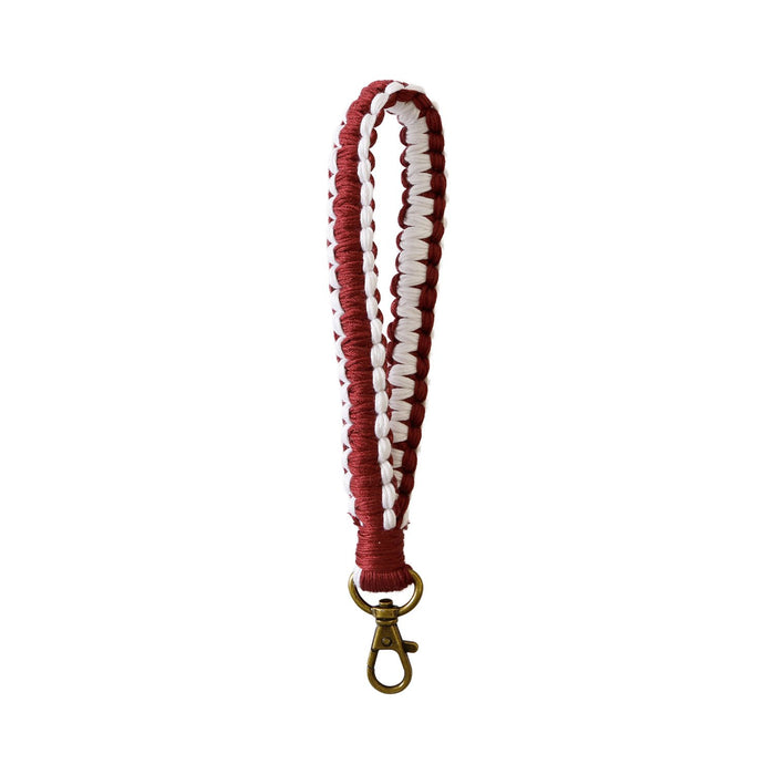 Vintage Hand Woven Wristband Key Chain Pendant