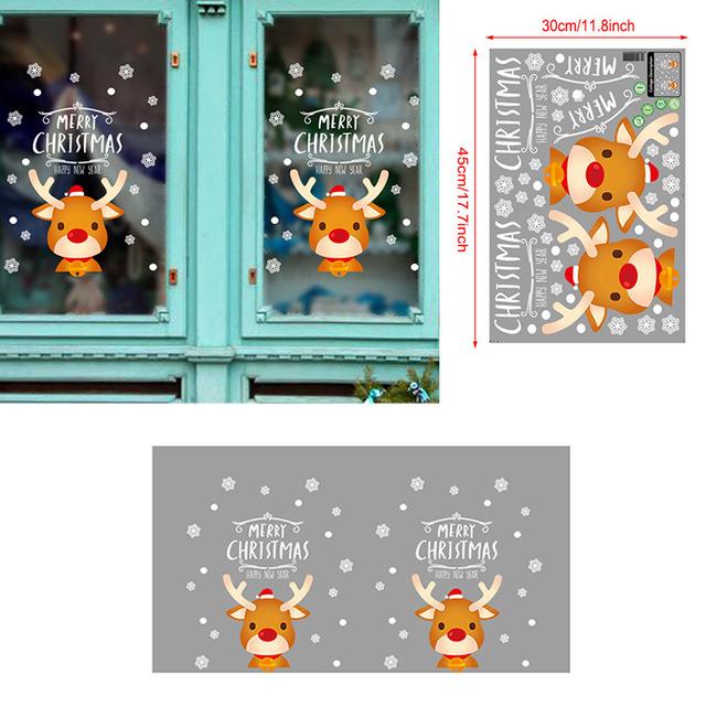 2022 Christmas Window Stickers