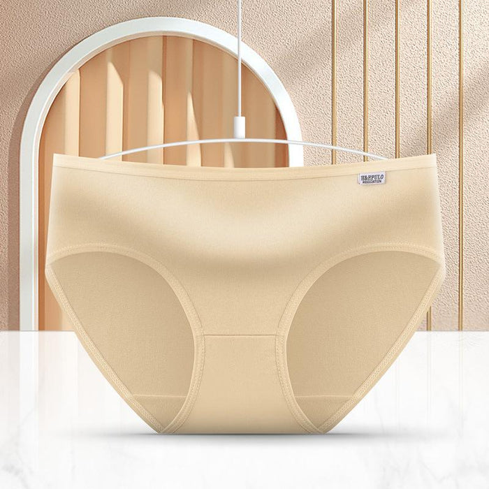 Girls Students Solid Color Waist Cute Underwear