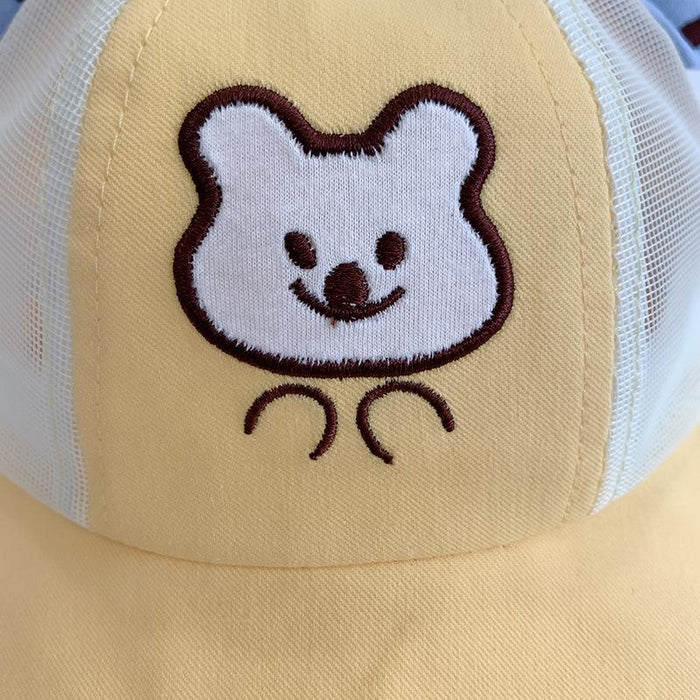 Summer Cute Baby Bear Ears Children's Fisherman Net Hat