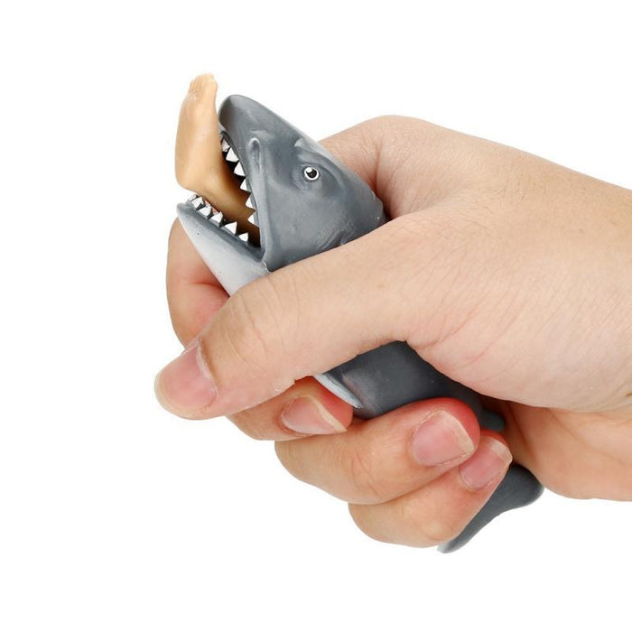 Anti Stress Squeeze Toy Creative Biting Leg Shark Toy