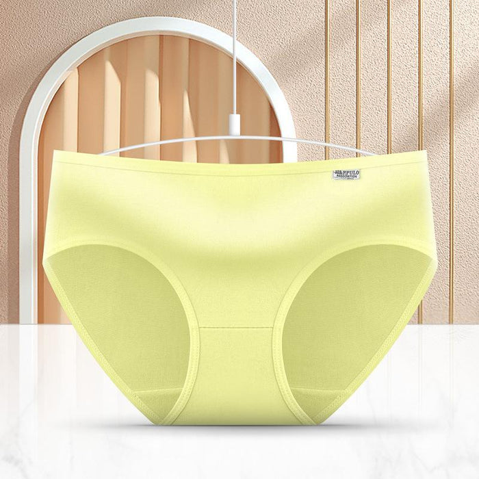 Girls Students Solid Color Waist Cute Underwear