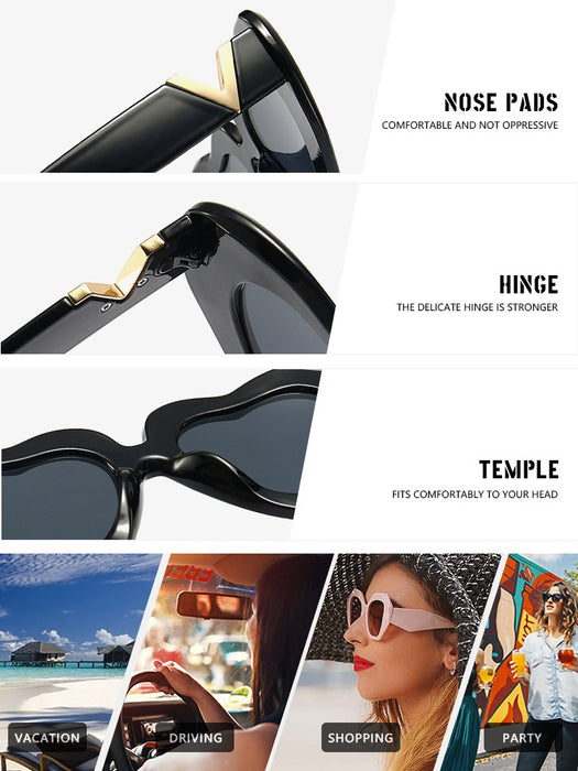 Large frame love Sunglasses