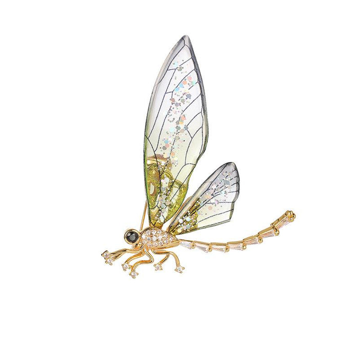 Transparent Wings Dragonfly Brooch Clothing Accessories Butterfly Corsage Bee Pin