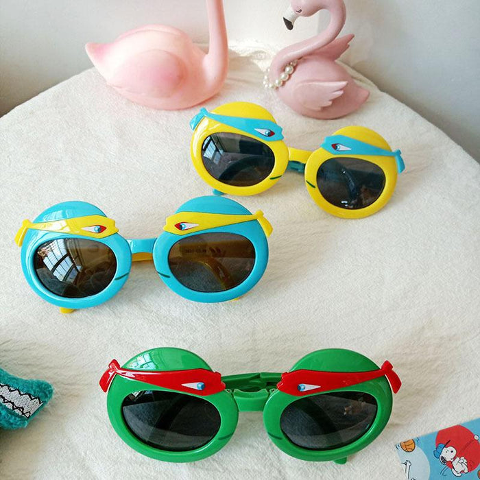 Children's Silicone Cartoon Turtle Polarized Sunglasses