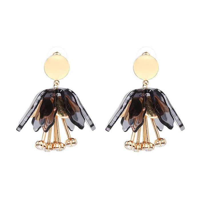 New Small Fresh Flowers Simple Female Earrings Accessories