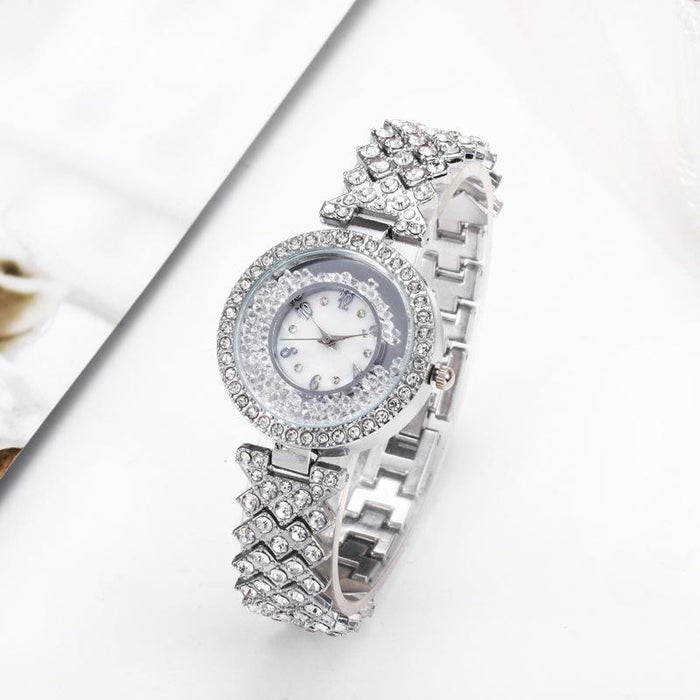 New Stainless Steel Women Wristwatch Quartz Fashion Casual Clock LLZ20796