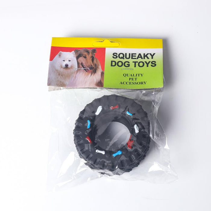 Small Tire Dog Enamel Gnawing Pet Toy