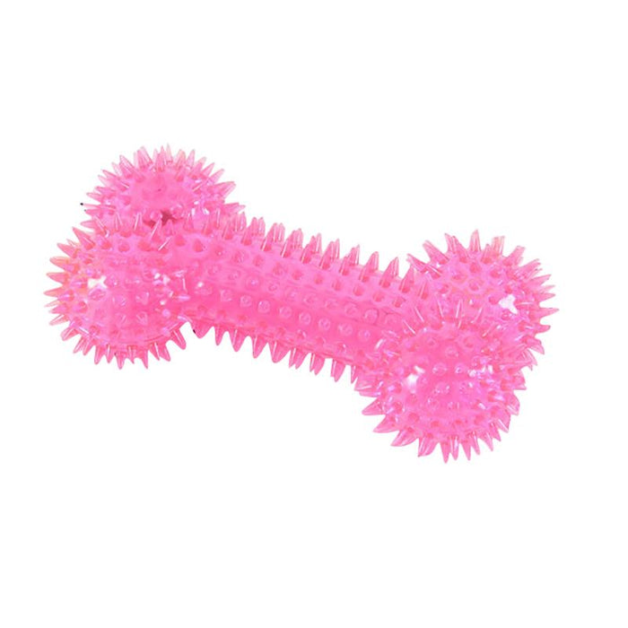 Pet Dog Toys Chewing Rubber Toys Fun Biting Bone Shapes